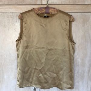 Golden Silk Tank Top
